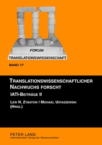 Title: Translationswissenschaftlicher Nachwuchs forscht