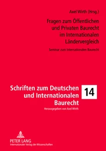 Title: Fragen zum Öffentlichen und Privaten Baurecht im Internationalen Ländervergleich