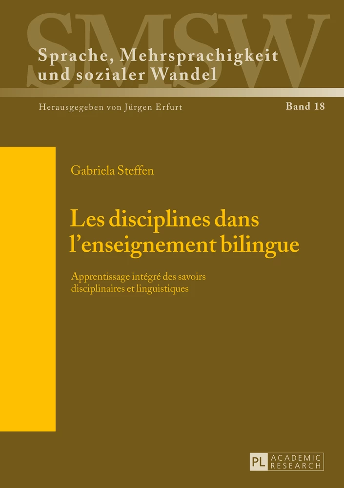 Titre: Les disciplines dans l’enseignement bilingue