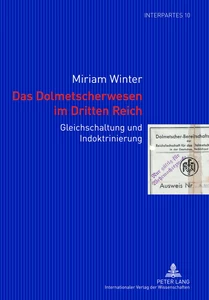 Title: Das Dolmetscherwesen im Dritten Reich