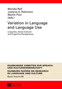 Title: Variation in Language and Language Use