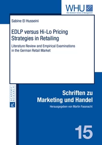 Title: EDLP versus Hi-Lo Pricing Strategies in Retailing