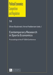 Title: Contemporary Research in Sports Economics