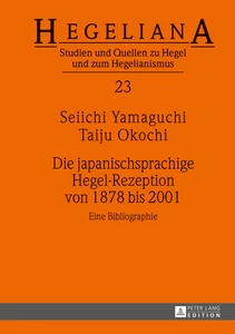 Title: Die japanischsprachige Hegel-Rezeption von 1878 bis 2001