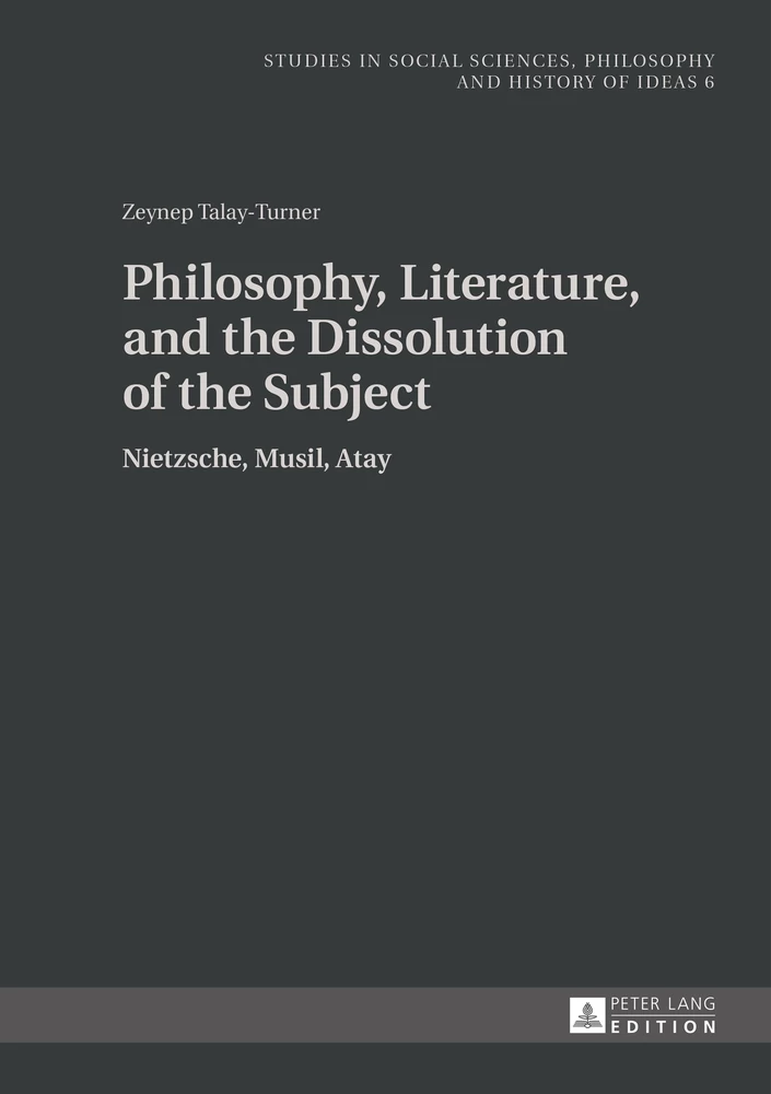 Title: Philosophy, Literature, and the Dissolution of the Subject