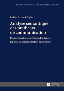 Title: Analyse sémantique des prédicats de communication