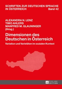 Title: Dimensionen des Deutschen in Österreich