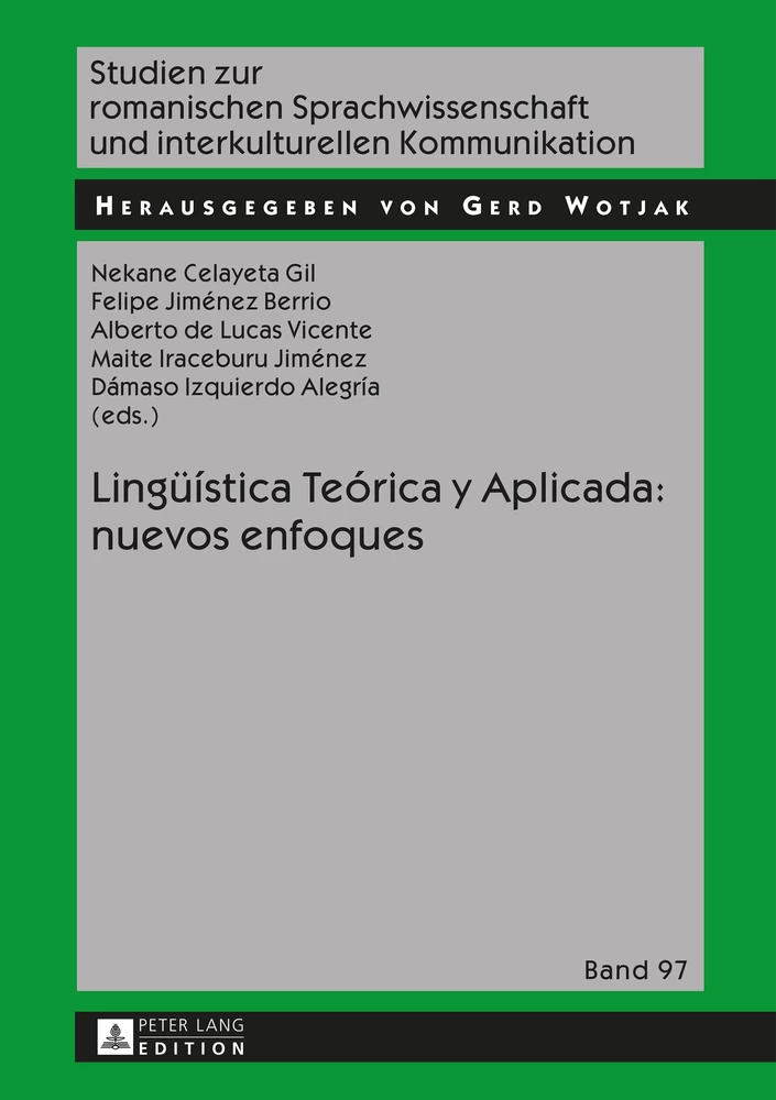 Title: Lingüística Teórica y Aplicada: nuevos enfoques