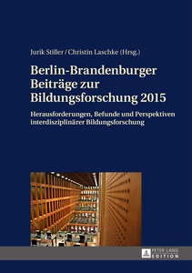 Title: Berlin-Brandenburger Beiträge zur Bildungsforschung 2015