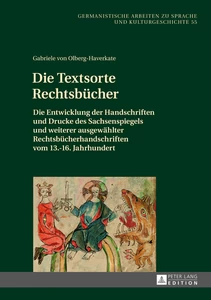 Title: Die Textsorte Rechtsbücher