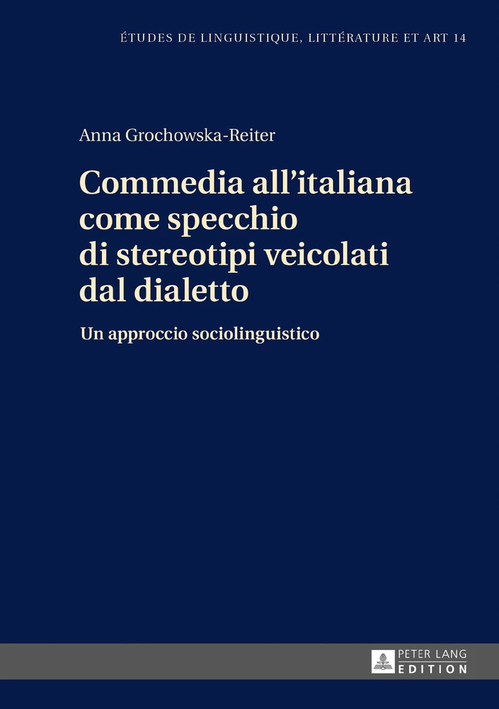 Title: Commedia all'italiana come specchio di stereotipi veicolati dal dialetto