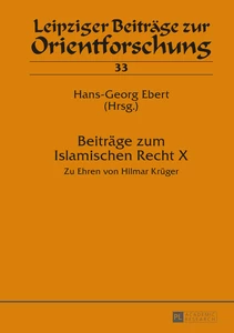 Title: Beiträge zum Islamischen Recht X