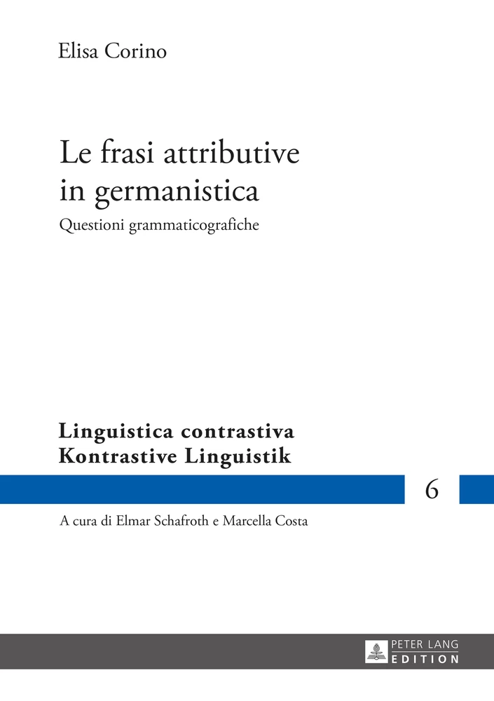 Title: Le frasi attributive in germanistica