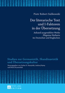 Title: Der literarische Text und I-Faktoren in der Übersetzung