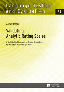 Title: Validating Analytic Rating Scales