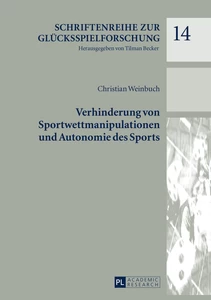 Title: Verhinderung von Sportwettmanipulationen und Autonomie des Sports