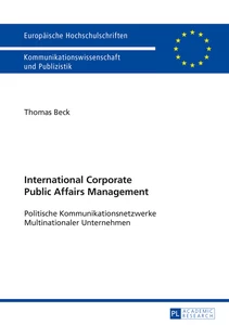 Title: International Corporate Public Affairs Management