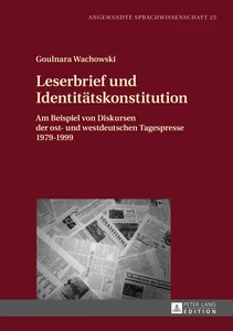 Title: Leserbrief und Identitätskonstitution