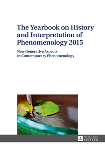 Title: The Yearbook on History and Interpretation of Phenomenology 2015