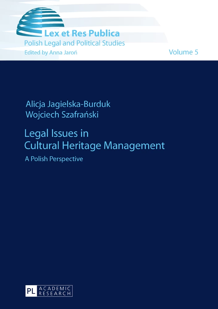 Title: Legal Issues in Cultural Heritage Management