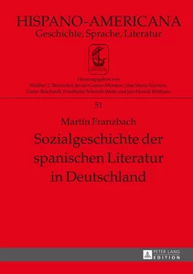 Title: Sozialgeschichte der spanischen Literatur in Deutschland
