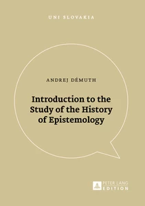 Title: Introduction to the Study of the History of Epistemology