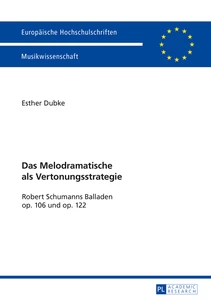 Title: Das Melodramatische als Vertonungsstrategie