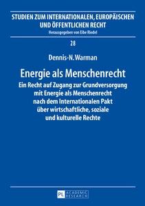 Title: Energie als Menschenrecht