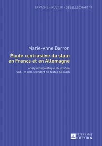 Title: Étude contrastive du slam en France et en Allemagne