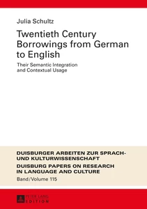 Title: Twentieth-Century Borrowings from German to English
