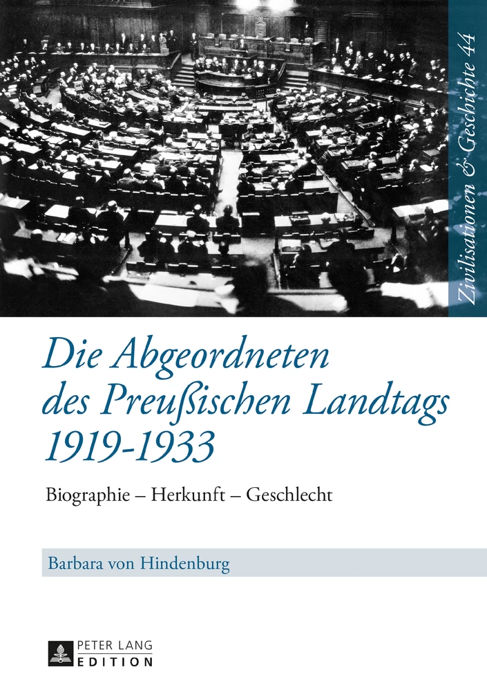 Titel: Die Abgeordneten des Preußischen Landtags 1919–1933