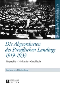 Title: Die Abgeordneten des Preußischen Landtags 1919–1933