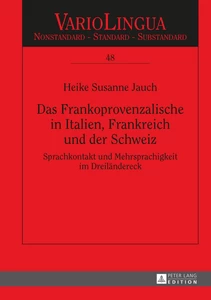 Title: Das Frankoprovenzalische in Italien, Frankreich und der Schweiz