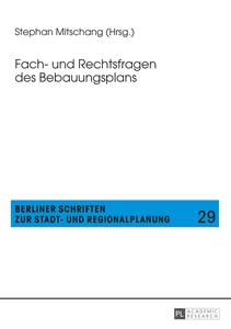 Title: Fach- und Rechtsfragen des Bebauungsplans