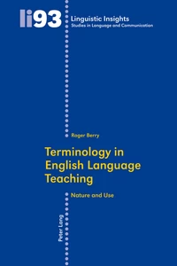 Title: Terminology in English Language Teaching
