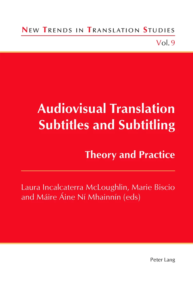 Title: Audiovisual Translation – Subtitles and Subtitling