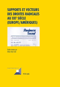 Title: Supports et vecteurs des droites radicales au XX e  siècle (Europe/Amériques)