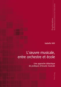 Title: L’œuvre musicale, entre orchestre et école