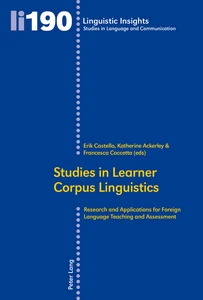 Title: Studies in Learner Corpus Linguistics