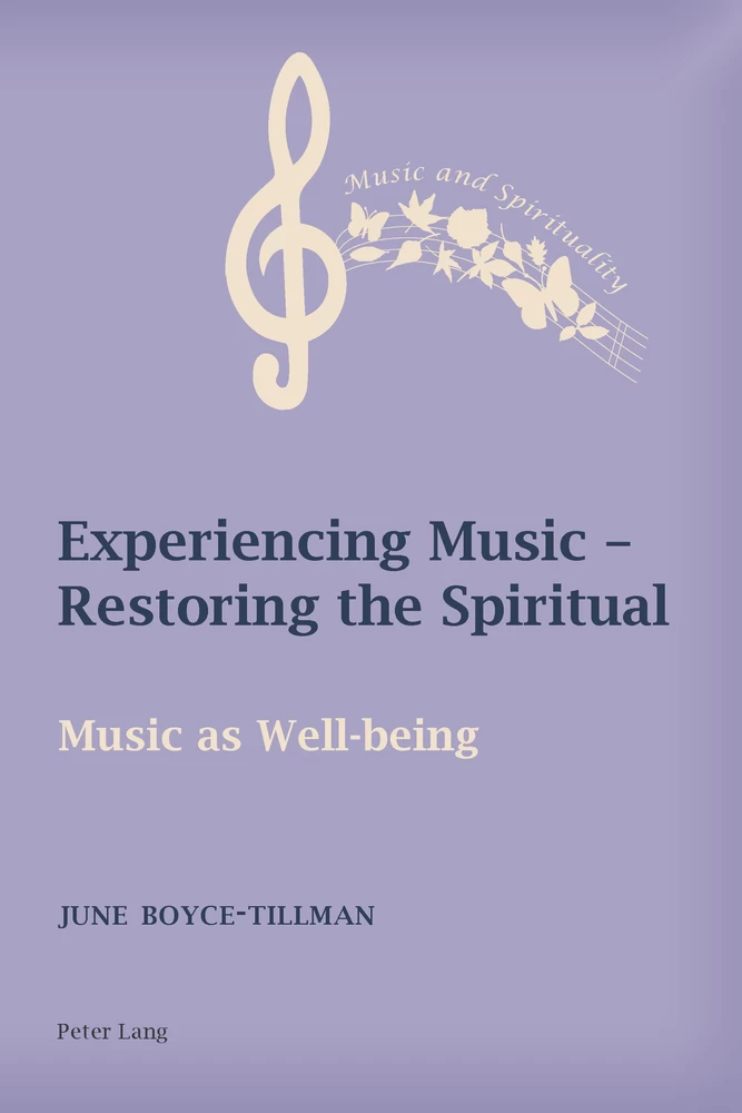 Experiencing Music Restoring The Spiritual Peter Lang Verlag