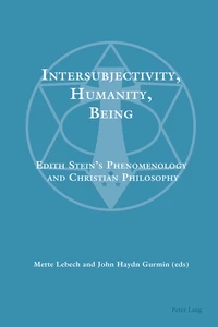 Title: Intersubjectivity, Humanity, Being