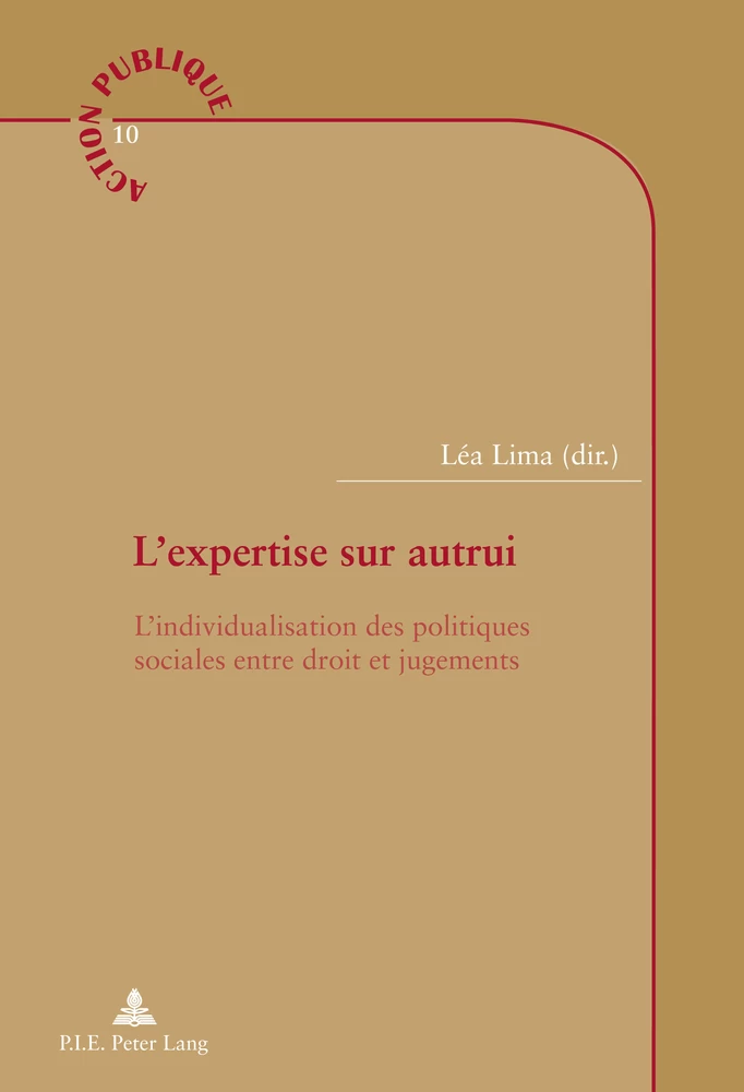 L Expertise Sur Autrui Peter Lang Verlag