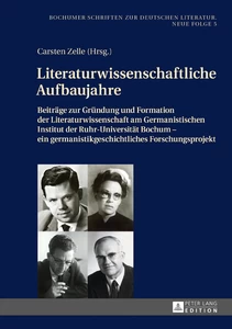 Title: Literaturwissenschaftliche Aufbaujahre