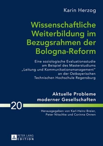 Title: Wissenschaftliche Weiterbildung im Bezugsrahmen der Bologna-Reform