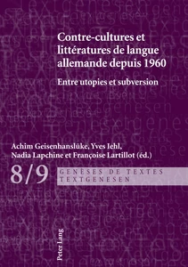 Title: Contre-cultures et littératures de langue allemande depuis 1960