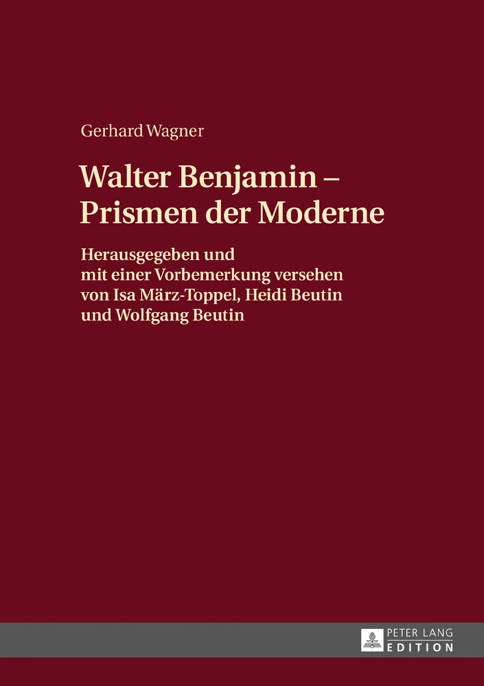 Titel: Walther Benjamin - Prismen der Moderne