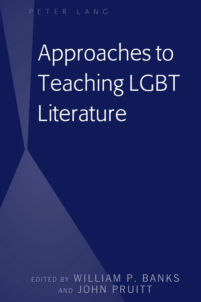 Title: Approaches to Teaching LGBT Literature