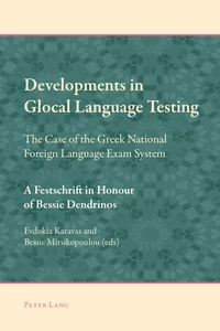 Title: Developments in Glocal Language Testing