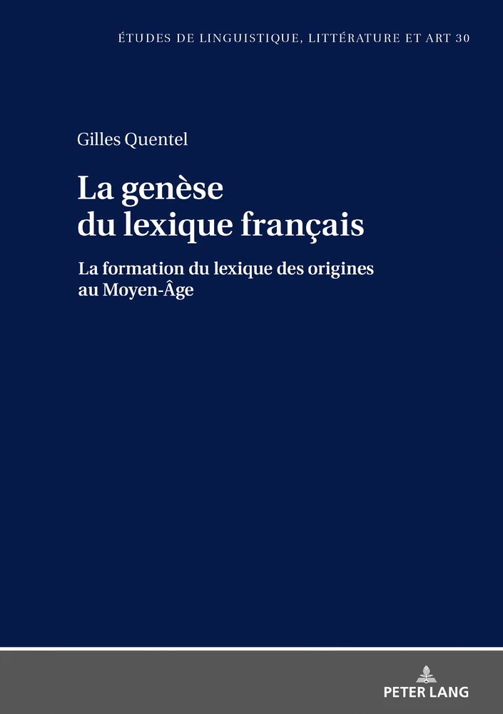 Titre: La genèse du lexique français