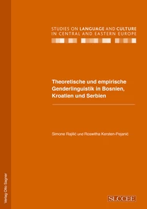 Title: Theoretische und empirische Genderlinguistik in Bosnien, Kroatien und Serbien